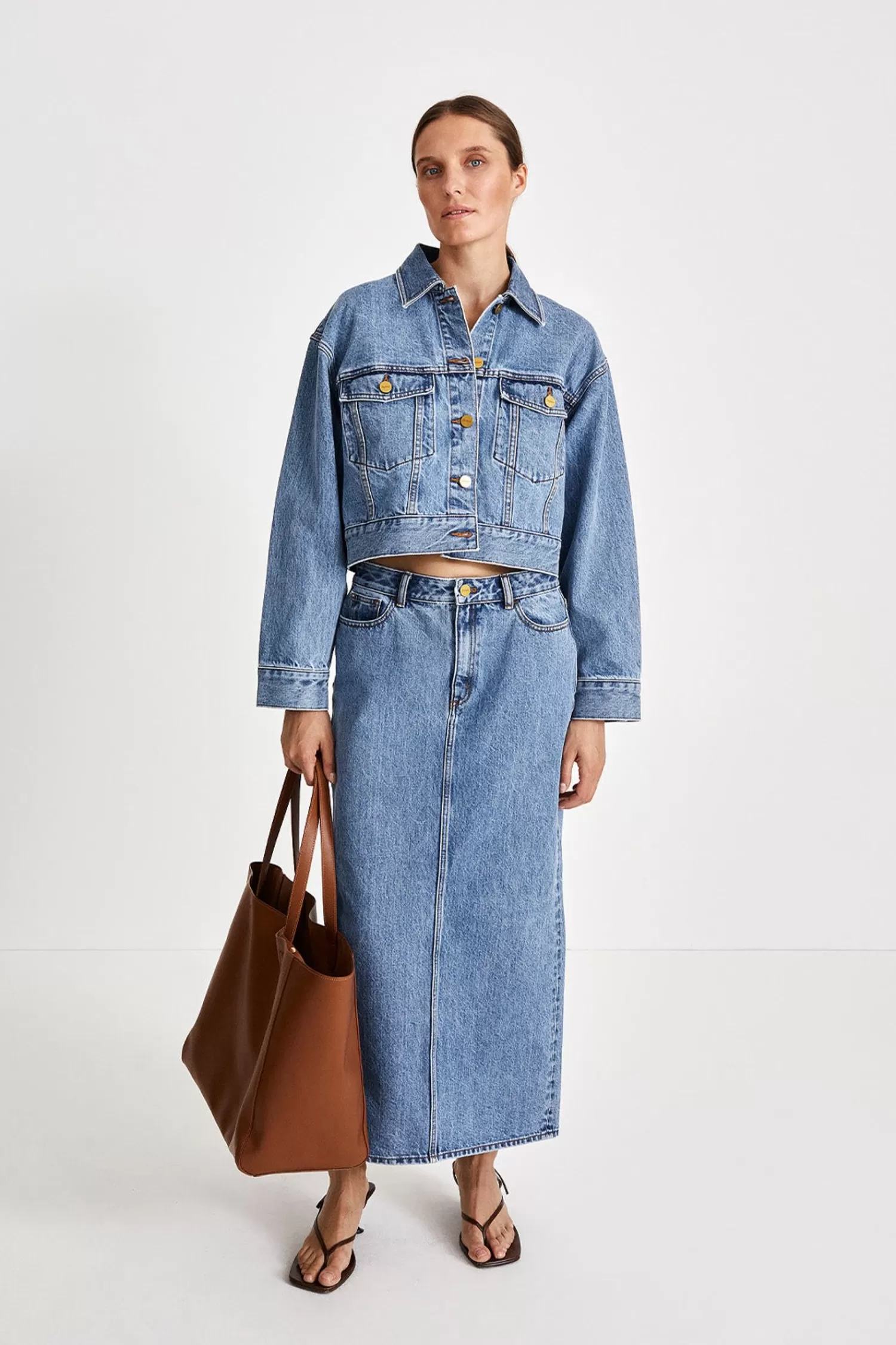 Stylein Kirsten Cropped Denim Jacket